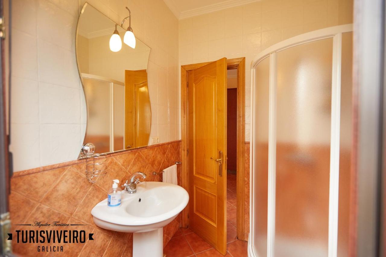 Casa En La Playa De Area Con Finca Privada Вивейро Екстериор снимка