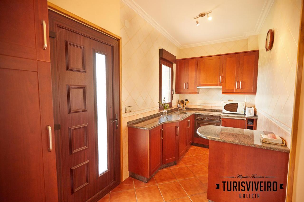 Casa En La Playa De Area Con Finca Privada Вивейро Екстериор снимка