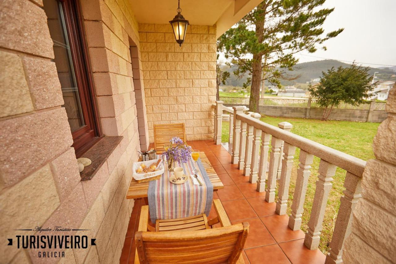 Casa En La Playa De Area Con Finca Privada Вивейро Екстериор снимка