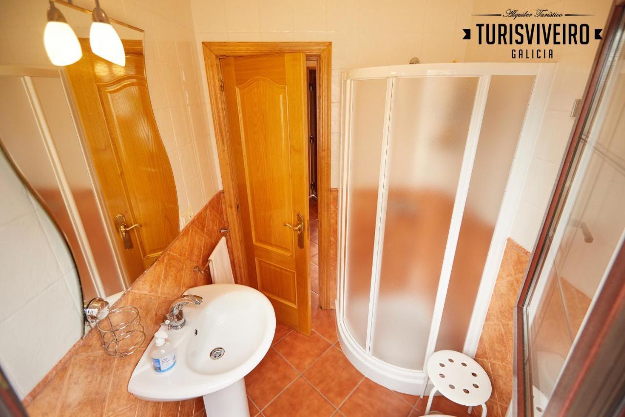 Casa En La Playa De Area Con Finca Privada Вивейро Екстериор снимка